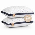 Kopfkissen Set 2 Stück Dreifach Gefüllt Schlafkissen Atmungsaktiv Weiches Kissen 2er Set Komfortkissen Seitenschläfer Bauchschläfer YaLiva_Decor®