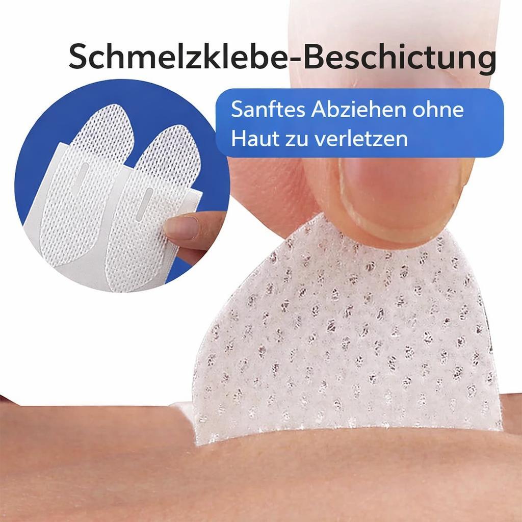 Mundaufkleber Mund-Pflaster 60 Stück Nasenatmung Schlaf Tape Mundkleber Nacht Atem Tape Set für ruhigen Schlaf