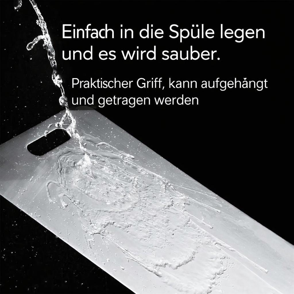 Schneidebrett Set 2 Stück Klein Groß Küchenbrett für Obst Gemüse Fleisch Kunststoff Schneidebretter Küche Haushalt