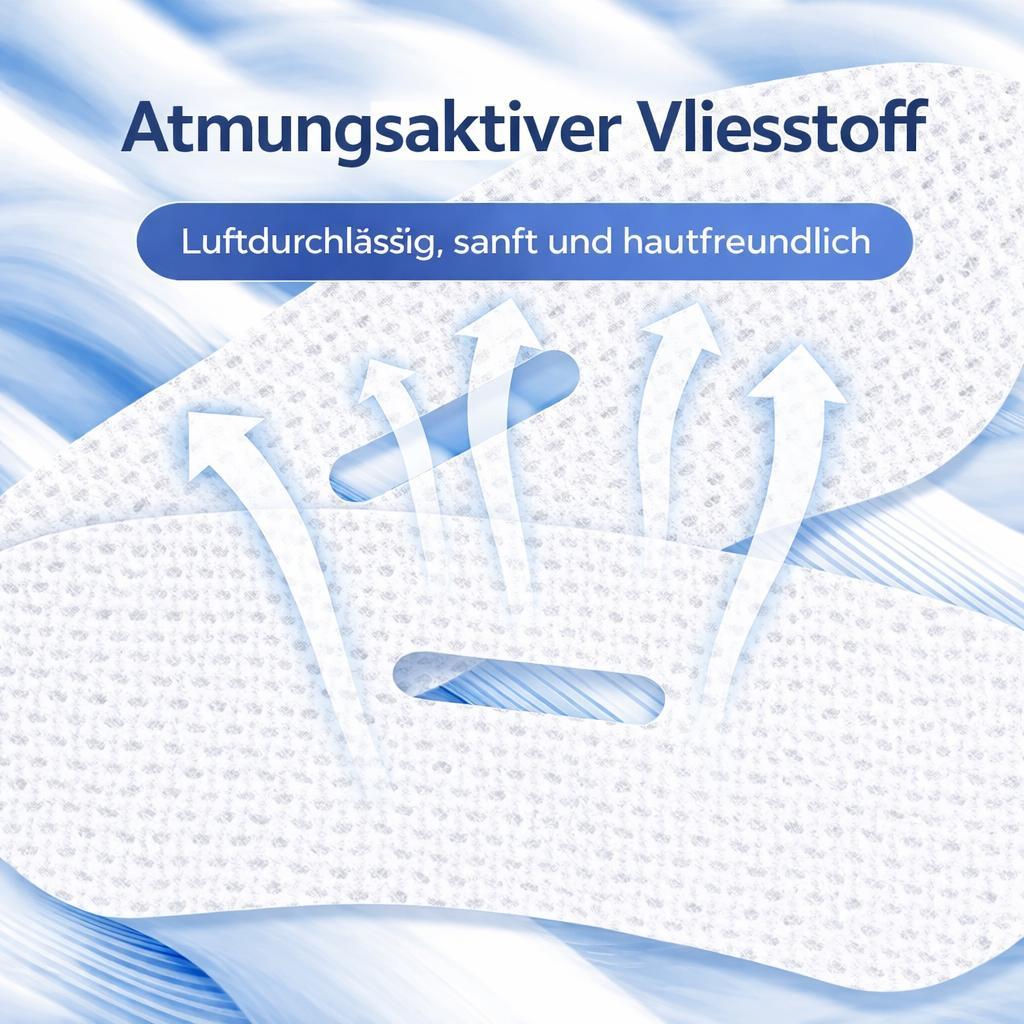 Mundaufkleber Mund-Pflaster 60 Stück Nasenatmung Schlaf Tape Mundkleber Nacht Atem Tape Set für ruhigen Schlaf