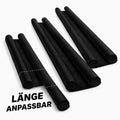 3 Stück Zugluftstopper Türbodendichtung Türdichtung Set Schwarz Türstopper Windschutz  Bodendichtung Energiesparen Schallschutz