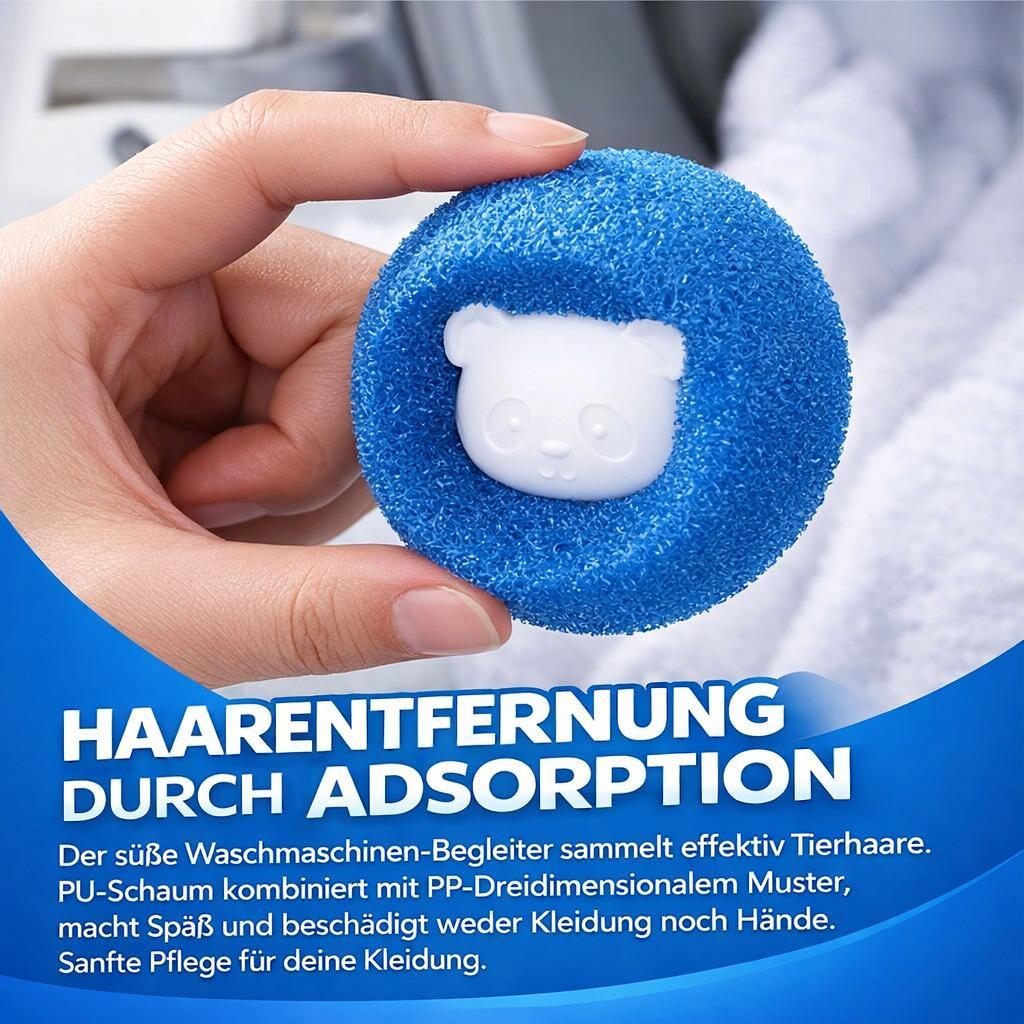 10 Stück Waschbälle Waschmaschine l Wäschebälle Tierhaarentferner für Hunde Katzen Fell Fussel entfernen sauber Wäscheball wiederverwendbar