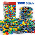 Baustein Set 1000 Stück Baustein Mix Klemmbaustein Mix Bauklötze Bricks Zufällige Steine Kinder Bauset Kreativ Bauen